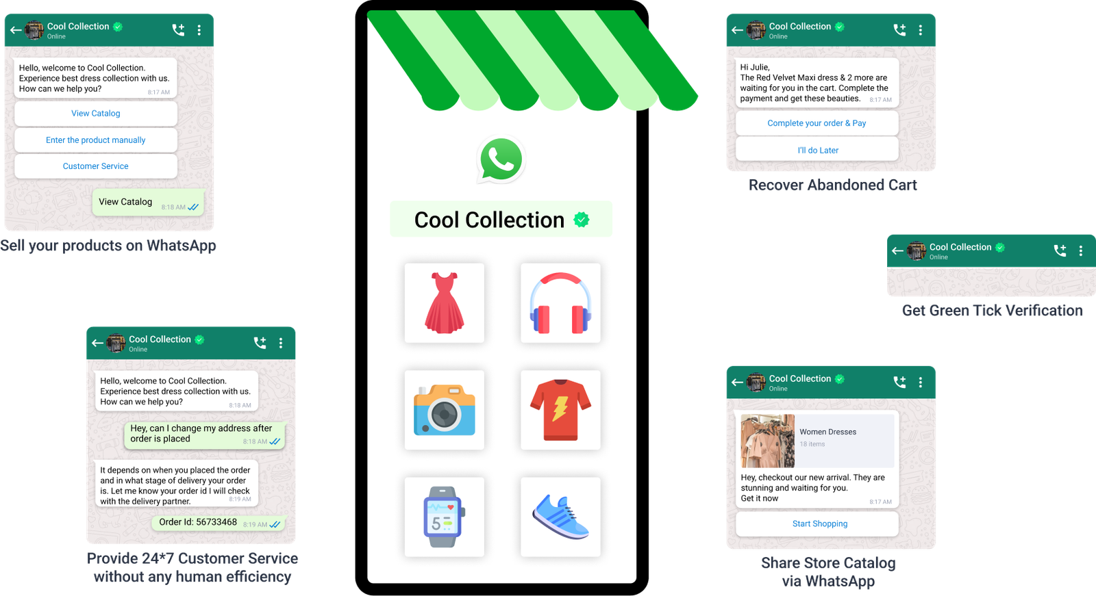 Sell your products on WhatsApp API