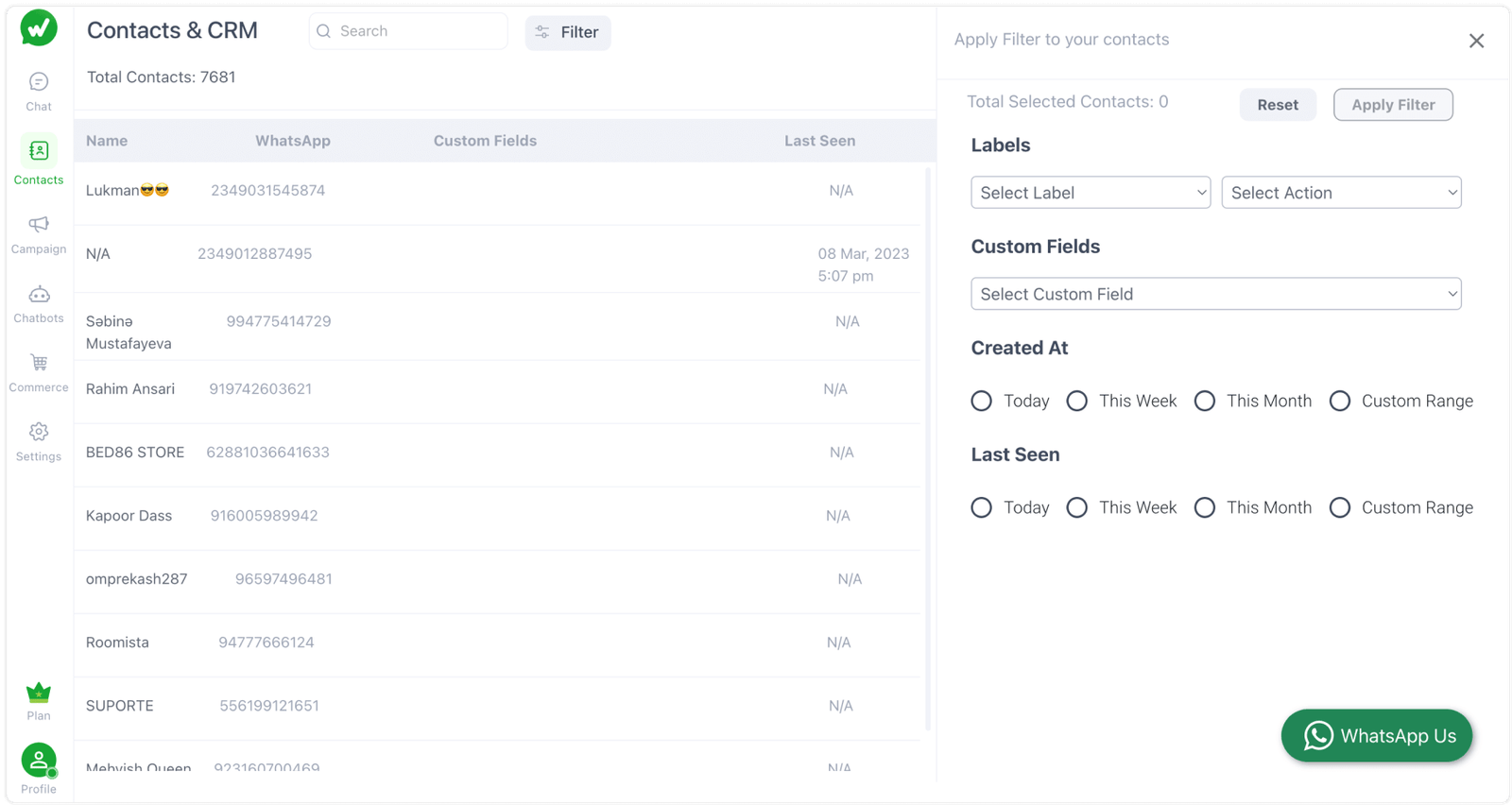 Target the right audience with right information