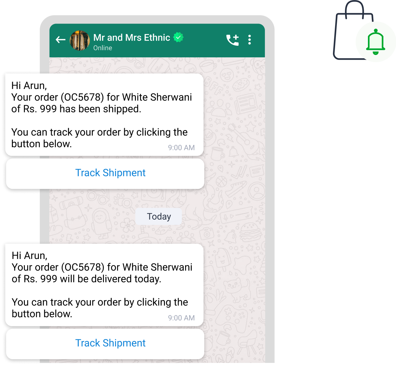 Customer love the notification of order they made