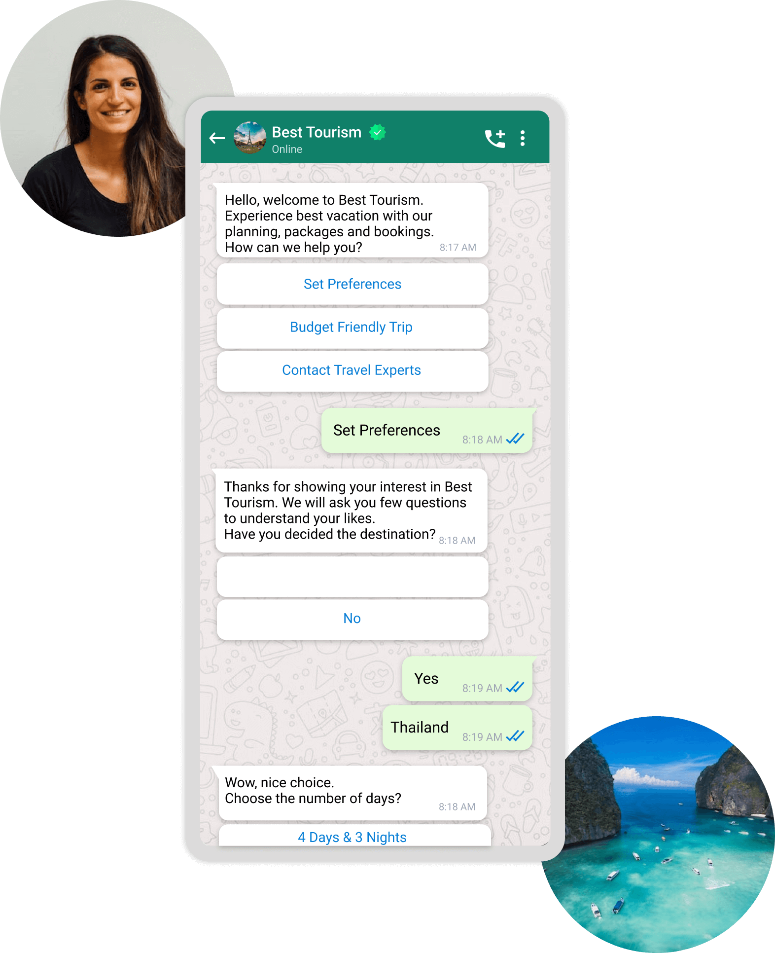 Assist Bookings on WhatsApp